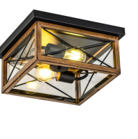 Светильник потолочный серии «Брюгге», G3878 red-wood