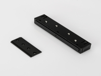 SY-LINK-CN-DS-BL, коннектор прямой для накладных шинопроводов, 48В, черный