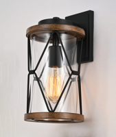 Светильник "Савона"  G4122М. Цвет: Bl+Red wood