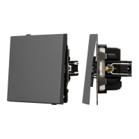 Механизм звонкового выключателя SWT-TENDO-MKR1-SFPL-GR (230V, 10A) (Arlight, Матовый графитовый)