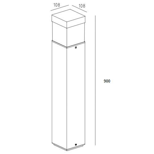 Наземный светильник W61852-900 Gr