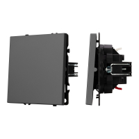 Механизм выключателя одноклавишный проходной SWT-NOBE-MKP1-SFPL-GR (230V, 10A) (Arlight, Серый базальт)