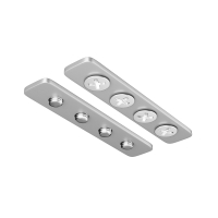 Комплект соединителей прямых для профиля натяжного потолка, 2 шт., для встраиваемой трековой системы Technical TRA034C-SC-42S