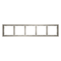 Рамка пластиковая VOLTUM S70 на 5 постов, (кашемир)