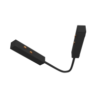 Коннектор питания угловой 15 см Exility черный для трековой системы Technical TRA034CPC-42B-15