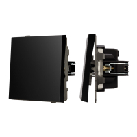 Механизм выключателя одноклавишный непроходной SWT-TENDO-MK01-PL-BK (230V, 10A) (Arlight, Черный)