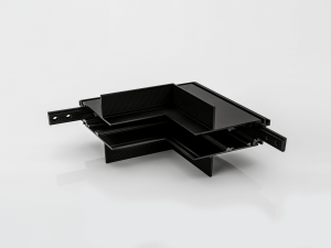 SY-LINK-INT-T1-BL, коннектор угловой внутр.для встраиваемого глубокого шинопровода под гипс,черный