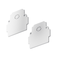 Заглушка торцевая 2 шт. Gravity встраиваемая белая для встраиваемой трековой системы Technical TRA010EC-42W