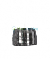 Светильник подвесной HB8001 1*E27  d=220mm h=150mm. Цвет: chromed glass