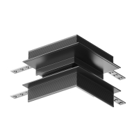 Угловой коннектор внешний Gravity встраиваемый черный для встраиваемой трековой системы Technical TRX010OCL-22B