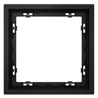 Рамка пластиковая VOLTUM S70 на 1 пост, (черный матовый)
