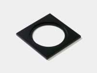 Рамка внешняя MINI COMBO, квадратная, черная, MINI-COMBO-S1-BL