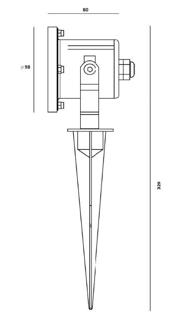 Прожектор уличный W77165 SS