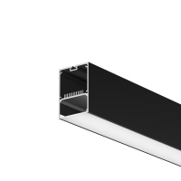Профиль накладной-подвесной 50х70 (Черный, 2 м) Led Strip 633017