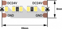 Лента светодиодная DesignLed DSG2A300, Нейтральный белый (4000K)