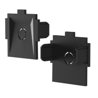 Комплект заглушек к встраиваемому шинопроводу Radity 2 шт. для встраиваемой трековой системы Technical TRA084EC-12B