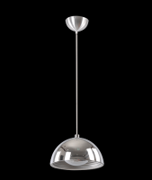 Светильник подвесной HB5003 1*G9  d=250mm h=130mm. Цвет: chrome+silver