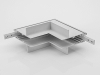 SY-LINK-INT-T1-WH, коннектор угловой внутр.для встраиваемого глубокого шинопровода под гипс, белый