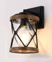 Светильник "Савона"  G4122S. Цвет: Bl+Red wood