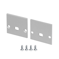 Заглушка LINE-2525 с отверстием (Arlight, Алюминий)