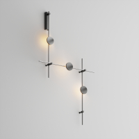 Основание настенное Wall для трековых светильников Flarity TFC-Flar-W01-B,черный