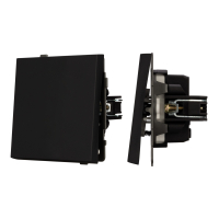 Механизм выключателя одноклавишный перекрёстный SWT-TENDO-MKX1-SFPL-BK (230V, 10A) (Arlight, Матовый черный)