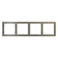 Рамка пластиковая VOLTUM S70 на 4 поста, (шелк)