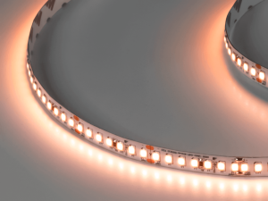 Лента светодиодная SMD 2835, 168 LED/м, 17,3 Вт/м, 24В , IP20, Теплый белый