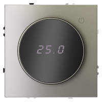 Терморегулятор электронный VOLTUM S70 с индикацией и датчиком, для теплого пола, (шелк)