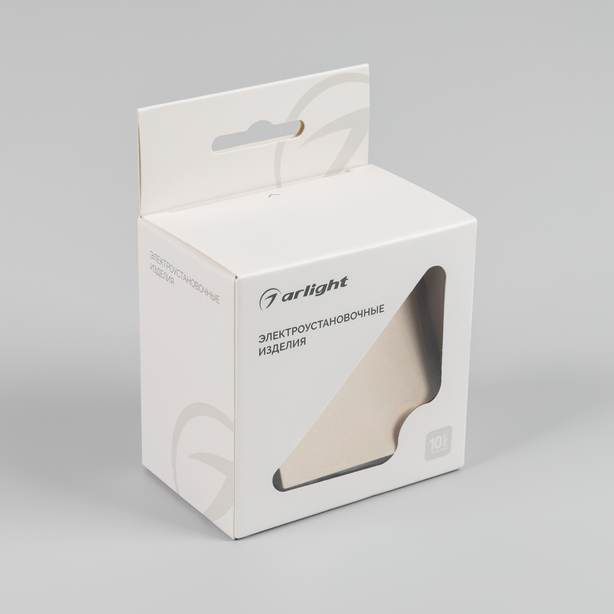 Механизм выключателя одноклавишный перекрёстный SWT-MKX1-PL-GD-V (250V, 10A) (Arlight, -)