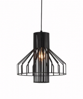 Свет-к подвесной 1*E27 HB3031 d=320mm h=320mm. Цвет: черный