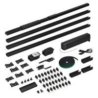 Карниз для штор с электроприводом CNK-M1-TY-RF-4M-BK (Arlight, IP20 Металл, 5 лет)