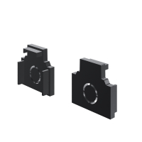 Заглушки для встраиваемого низкопрофильного шинопровода Exility 2шт. черный для трековой системы Technical TRAM034EC-42B