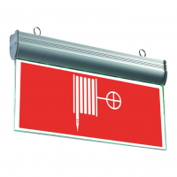 Светильник "Световой указатель" 220V 3W 10LED  серый MBD-089BG Е-11 двухсторонний