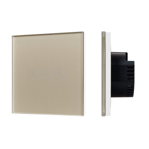 Выключатель сенсорный SWT-OMALI-S03-ZB-GD (250V, 10A, Zigbee) (Arlight, Стекло)