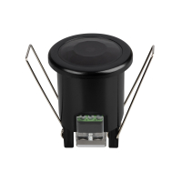 Датчик движения NAVE-PIR-BUILT-R50-400W-BK (230V, 1.7A, MINI, IP20) (Arlight, Пластик, 5 лет)