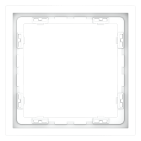Рамка пластиковая VOLTUM S70 на 1 пост, (белый матовый)