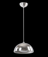 Светильник подвесной HB5002 1*E27 d=400mm h=220mm. Цвет: brushed aluminum