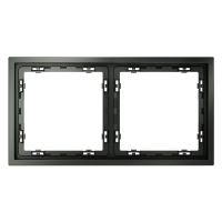 Рамка пластиковая VOLTUM S70 на 2 поста, (титан)