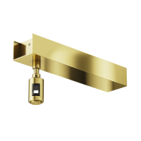 Основание потолочное Short для блока питания с вводом питания Flarity латунь для трековой системы Technical TRA156C-BB1-BS