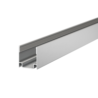 Алюминиевый профиль для гибкого неона 17x8мм 1м