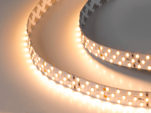 Лента светодиодная SMD 2835, 252 LED/м, 24 Вт/м, 24В , IP20, Теплый белый