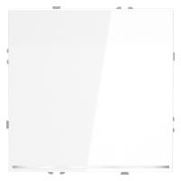 Проходной переключатель встраиваемый VOLTUM S70 одноклавишный с подсветкой 10А, (белый глянцевый)