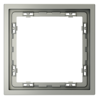 Рамка пластиковая VOLTUM S70 на 1 пост, (сталь)