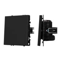 Механизм выключателя одноклавишный перекрёстный SWT-NOBE-MKX1-SFPL-BK (230V, 10A) (Arlight, Черный оникс)