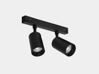 SY-LINK-DBS-BL-2/10-WW, светильник-спот двойной SY-LINK, черный, 2*10Вт, 48В, 3000К