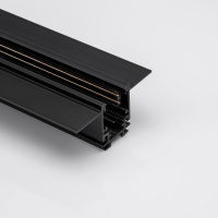 SY-LINK-20T2S-2-BL, шинопровод встраиваемый низкопрофильный под шпаклевку, 48В, черный, 2м