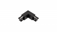 L-коннектор для трехфазного трека, правый, черный