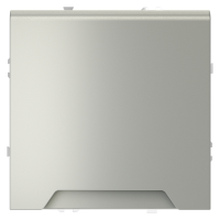 Розетка встраиваемая VOLTUM S70 с заземлением, защитными шторками и крышкой 16А, (сталь)