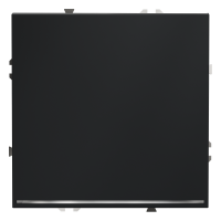 Проходной переключатель встраиваемый VOLTUM S70 одноклавишный с подсветкой 10А, (графит)